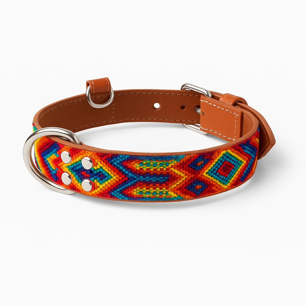 Leather collar Teza M