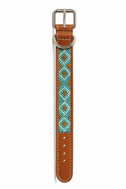 Kožený obojek Lucha Collar XXS