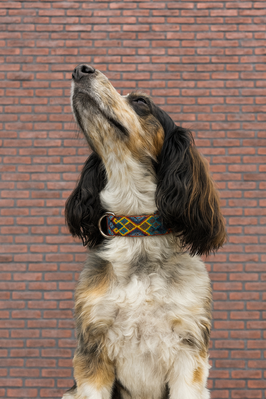 Leather collar Azcaro S