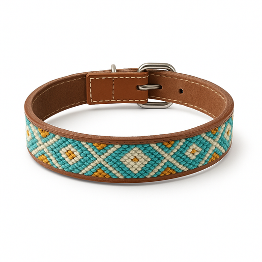Kožený obojek Lucha Collar XXS